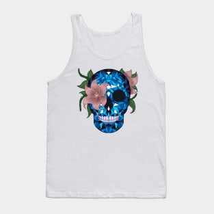 Skull and Flower Tank Top